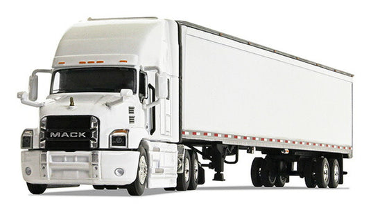 Mack Anthem & 53ft Trailer  ホワイト  トレーラー / DCP 1/64 建設機械模型 工事車両