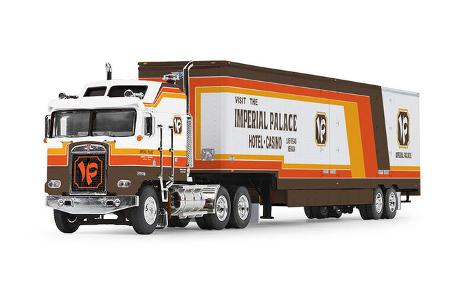 Imperial Palace - Kenworth K100 & Kentucky Moving Trailer トレーラー / DCP 1/64 建設機械模型 工事車両