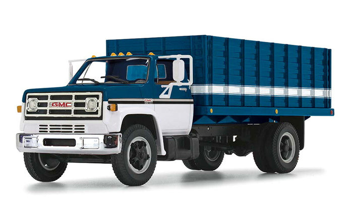 1970s Chevrolet C65 Grain Truck  ダークブルー/ホワイト  トラック / DCP 1/64 建設機械模型 工事車両