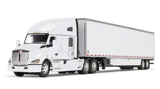 Kenworthケンワース T680 トレーラー トラック 働く車 模型 ダイキャスト モデル / DCP 1/64 ミニカー 模型