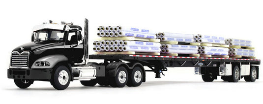 Mack Pinnacle デイキャブ Minimizerパーツ & 53フィート Wilson フラットベッドトレーラー / DCP 1/64