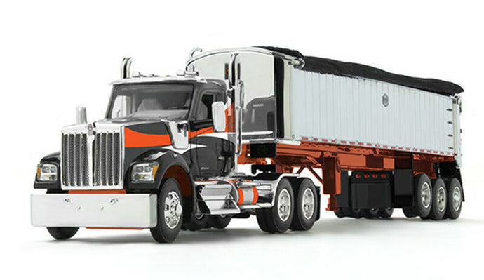 Kenworth W990 & MAC Coal End Dump Trailer ダンプ / DCP 1/64 建設機械模型 工事車両