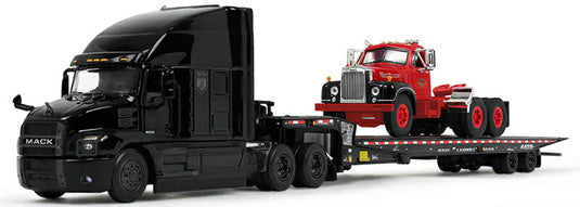 Mackマック アンセム スリーパー & ランドール トレーラー トラック 働く車 模型 / DCP 1/64 ミニカー 模型