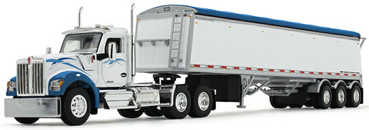 Kenworthケンワース W990 デイキャブ & ロードキング トレーラー トラック 模型 / DCP 1/64 ミニカー 模型