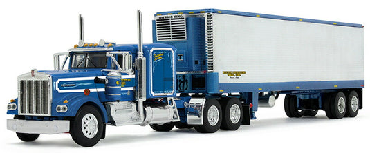 Western Distributing Kenworth W900A 60インチ フラットトップスリーパー 冷蔵トレーラー / DCP 1/64