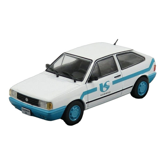 VWフォルクスワーゲン Gol Sabesp Saneamento Basico 1980 ホワイトライトブルー / EDICOLA 1/43 ミニカー