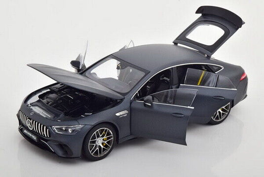 メルセデスディーラー特注Mercedes-AMG GT 63 S 4MATIC+ X290MOPF designo selenitgrau magno /Norev 1/18 ミニカー
