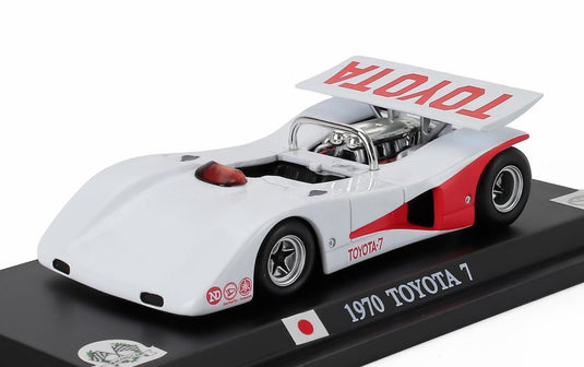 TOYOTAトヨタ 7 1970 ホワイト レッド DEL-PRADO-CAR-COLLECTION / EDICOLA 1/43 ミニカー