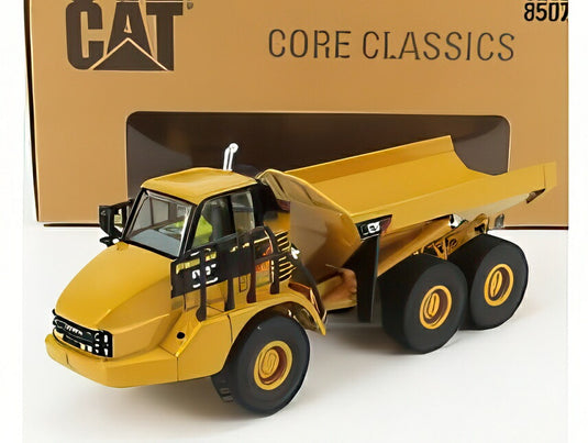 CATERPILLAR CAT725 カッソーネ リバルタブル カバ 3軸 アーティキュレーテッド トラック イエロー ブラック/ Diecast Masters 1/50 ミニカー