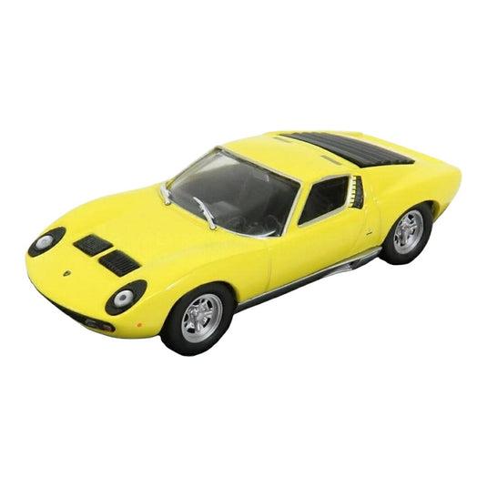 Lamborghiniランボルギーニ Miura P400 1966 イエロー Dominique Chapatte Mes Voitures Mythiques Collecti / EDICOLA 1/43 ミニカー