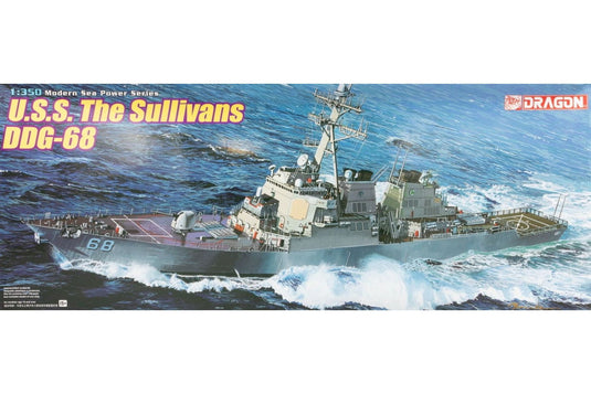U.S.S. The Sullivans DDG-68 組み立てプラモキット模型 艦船 /Dragon 1/350