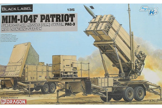 MIM-104F PATRIOT SURFACE-TO-AIR MISSILE SAM SYSTEM PAC-3 M901 LAUNCHING STATION 組み立てプラモキット模型 ミリタリー /
