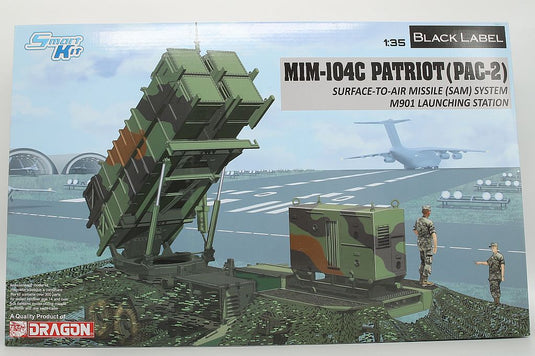 MIM-104C Patriot PAC-2 Surface-to-Air Missile SAM System M901 Launching Station 組み立てプラモキット模型 ミリタリー /