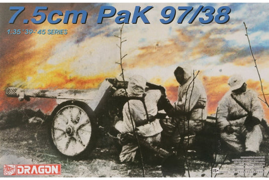 German 7.5CM PAK 97/38 / Dragonドラゴン 1/35 組み立てプラモキット模型