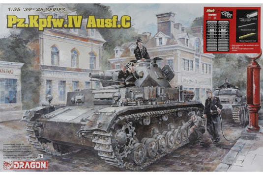 Pz.Kpfw. IV Ausf. C 組み立てプラモキット模型 戦車 /Dragon 1/35