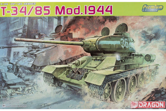 T-34/85 Mod.1944 プレミアムエディション 組み立てプラモキット模型 戦車 /Dragon 1/35