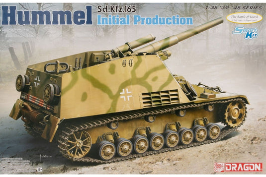 Sd.Kfz.165 Hummel フンメル Initial Production 初期生産型 組み立てプラモキット模型 戦車 /Dragon 1/35