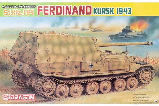 Sd.Kfz.184 Ferdinand Kursk 1943 プレミアムエディション 組み立てプラモキット模型 戦車 /Dragon 1/35