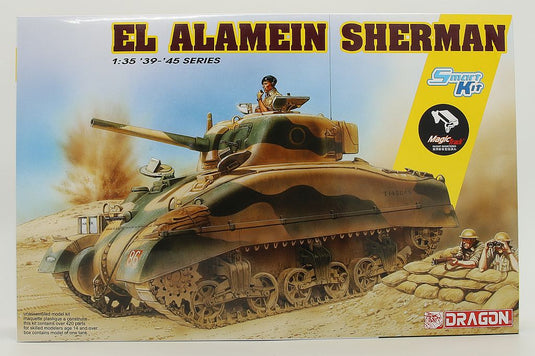 SHERMAN tank EL ALAMEIN エル・アラメイン シャーマン 組み立てプラモキット模型 戦車 /Dragon 1/35