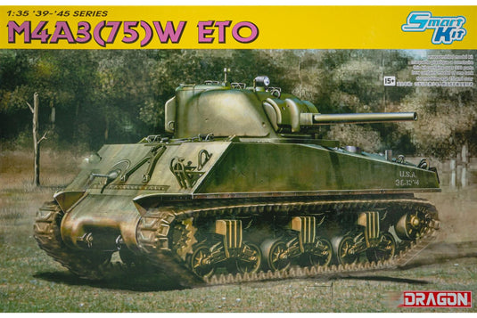 M4A3 75 W ETO 組み立てプラモキット模型 戦車 /Dragon 1/35