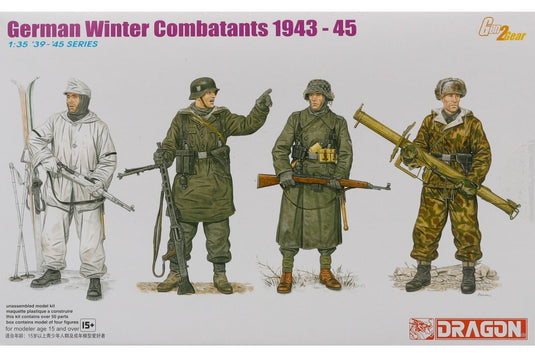 German Winter Combatants 1943 45 組み立てプラモキット模型 /Dragonドラゴン 1/35
