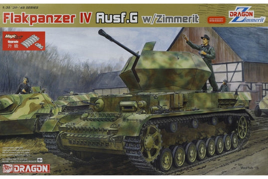 Flakpanzer IV Ausf.G w/Zimmerit w/Magic Track 組み立てプラモキット模型 戦車 /Dragon 1/35