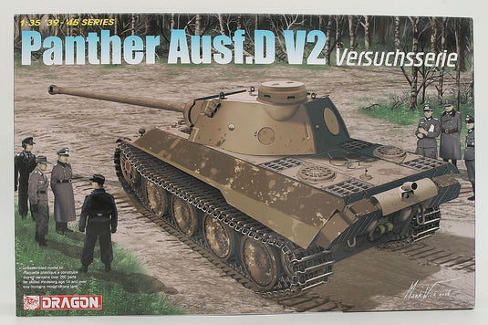 Panther Ausf.D V2 Versuchsserie Smart Kit 組み立てプラモキット模型 戦車 /Dragon 1/35
