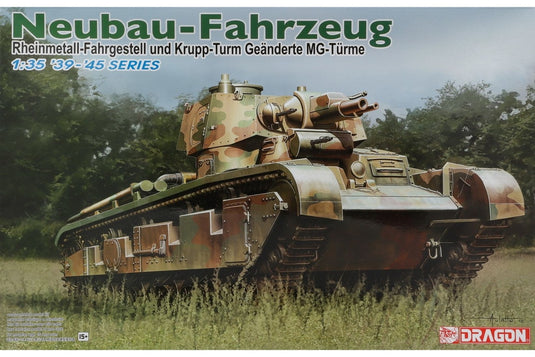 WWII German Neubau-Fahrzeug Nr.2 組み立てプラモキット模型 戦車 /Dragon 1/35