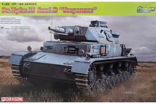 Pz.Kpfw. IV Ausf. D Vorpanzer 組み立てプラモキット模型 戦車 /Dragon 1/35