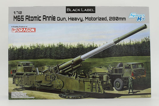 M65 Atomic Annie Gun Heavy Motorized 280mm 組み立てプラモキット模型 ミリタリー /Dragon 1/72