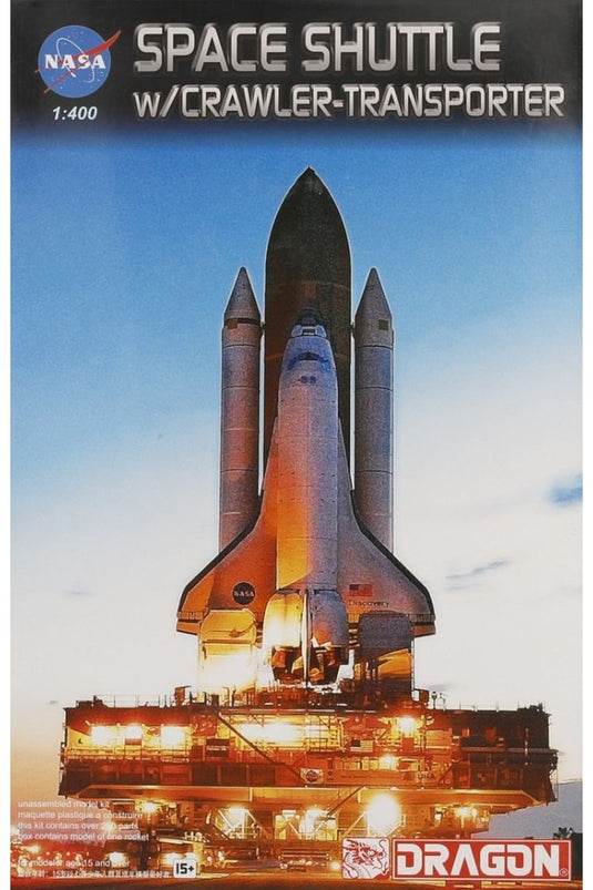 Space Shuttle with Crawler Transporter Launching Pad スペースシャトル クローラー・トランスポーター 組み立てプラモキット模型 /Dragon 1/