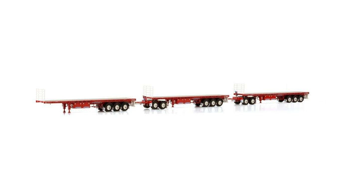 Mammoet triple road train trailer + Dolly Seトレーラー /DRAKE 1/50 建設機械模型