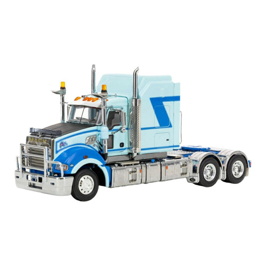 マック Superliner Late Edition ライトブルー トラクター / DRAKE 1/50 トラック模型
