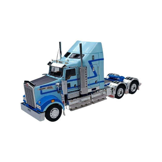 Kenworth T909 light blue Z01559 トラック / DRAKE 1/50 建設機械模型 工事車両