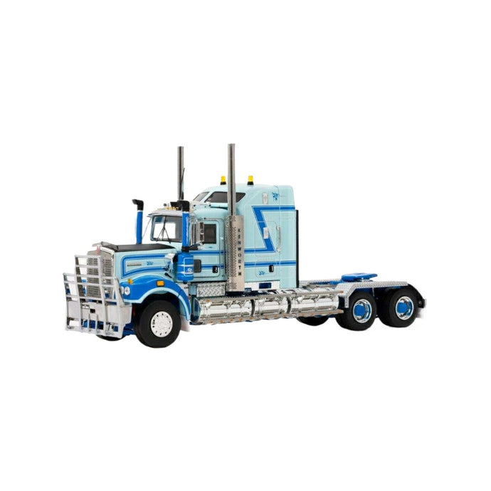 Light Blue Kenworth C509 Sleeper Z01576 トラック / DRAKE 1/50 建設機械模型 工事車両