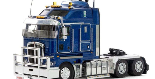 Metallic Blue Kenworth K200トラック /DRAKE 1/50 建設機械模型