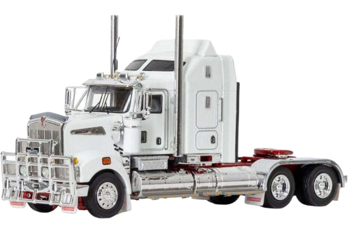 Kenworth T909 ホワイト トラック / Drake 1/50 建設機械模型 工事車両