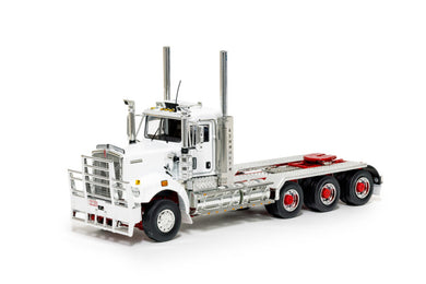 【予約】2026年発売予定 DRAKE KENWORTH C509 デイキャブ トライドライブ ホワイト/レッド トラクタ / DRAKE 1/50 建設機械模型 工事車両