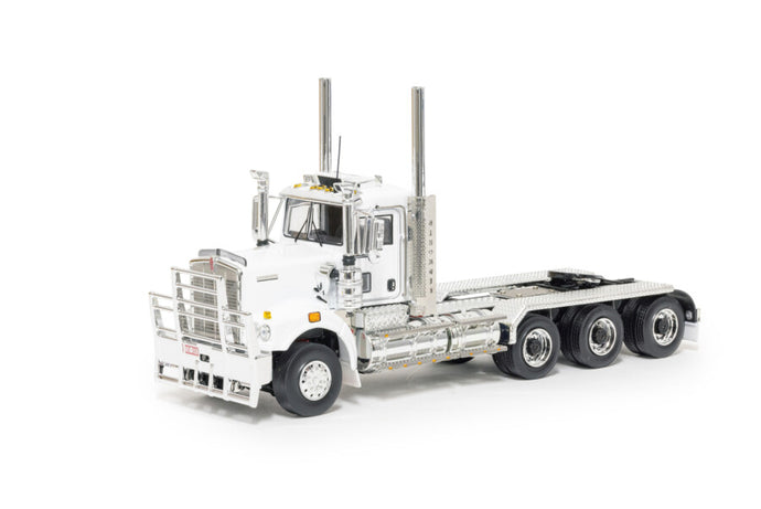【予約】2026年発売予定 DRAKE KENWORTH C509 デイキャブ トライドライブ ホワイト/ブラック トラクタ / DRAKE 1/50 建設機械模型 工事車両