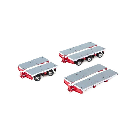 Deck 2x8 + Deck 3x8 + Clip white/red トレーラー / DRAKE 1/50 建設機械模型 工事車両