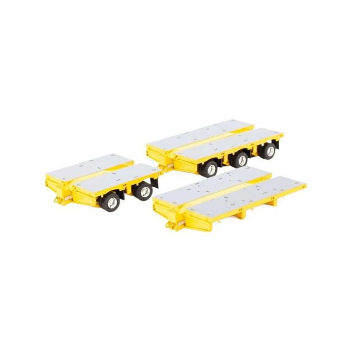 Chrome Yellow Deck 2x8 + Deck 3x8 + Clip トレーラー / DRAKE 1/50 建設機械模型 工事車両