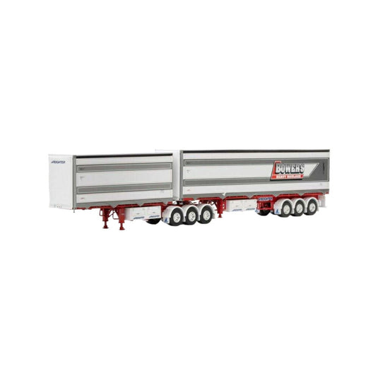 Bowers Freighter Eziliner ZT09256 トレーラー / DRAKE 1/50 建設機械模型 工事車両