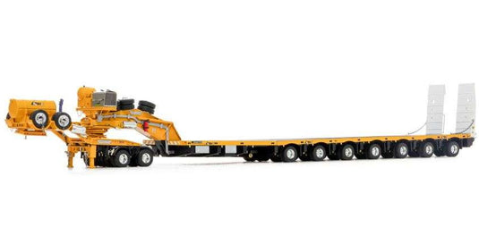 Big Hill Cranes 2x8 Dolly + 7x8 Tiefladerトレーラー /DRAKE 1/50 建設機械模型