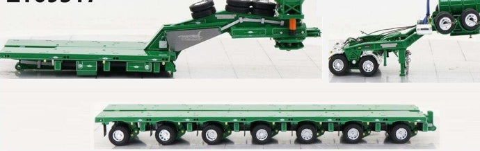 Hogans Heavy Haulage 2x8 Dolly + 7x8 Lowloader steerableトレーラー /DRAKE 1/50 建設機械模型