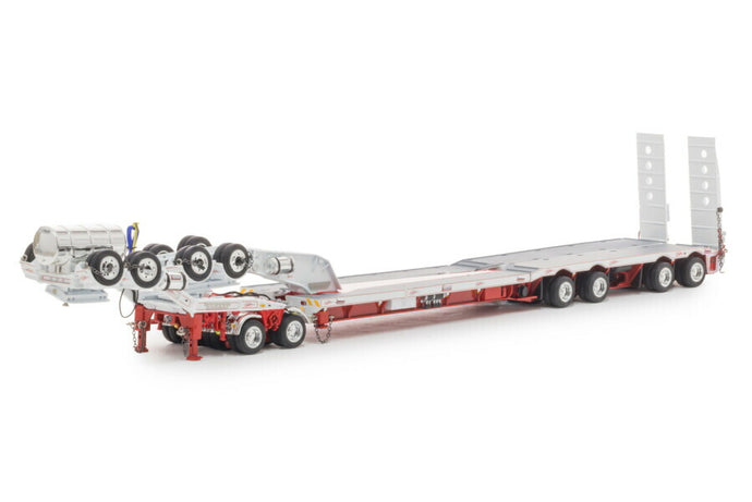 【予約】2026年発売予定 DRAKE BOWERS HEAVY HAULAGE 4x8 油圧ネック付き トレーラー / WSI 1/50 建設機械模型 工事車両