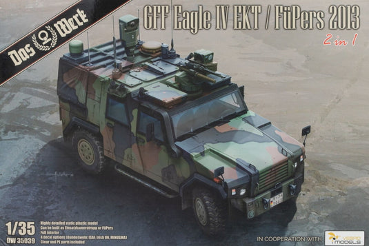 GFF Eagle IV EKT FuePers 2013 2in1 組み立てプラモキット模型 装甲車 /Das Werk 1/35