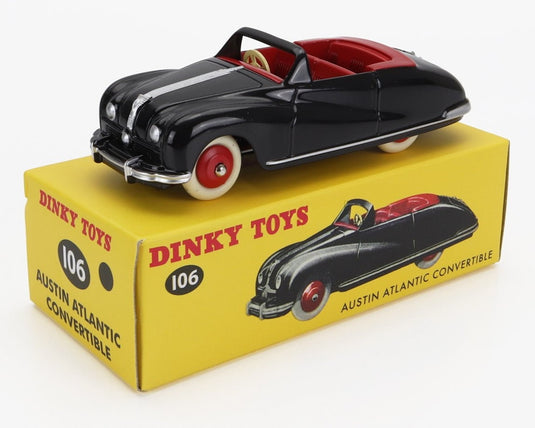AUSTINオースチン アトランティック コンバーチブル 1955 ブラック DINKY-ATLAS-COLLECTION / EDICOLA 1/43 ミニカー