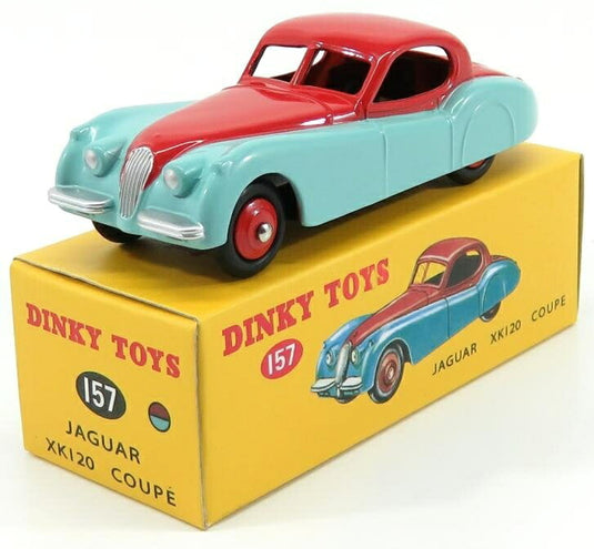 JAGUARジャガー XK120 クーペ 1948 レッドライトブルー DINKY-ATLAS-COLLECTION / EDICOLA 1/43 ミニカー