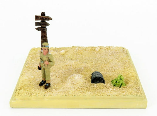 DIORAMAジオラマ 砂漠の兵士 ミリタリー ベージュ / EDICOLA 1/43 ミニカー