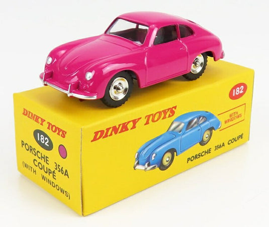 PORSCHEポルシェ 356A クーペ 1960 フューシャ DINKY-ATLAS-COLLECTION / EDICOLA 1/43 ミニカー